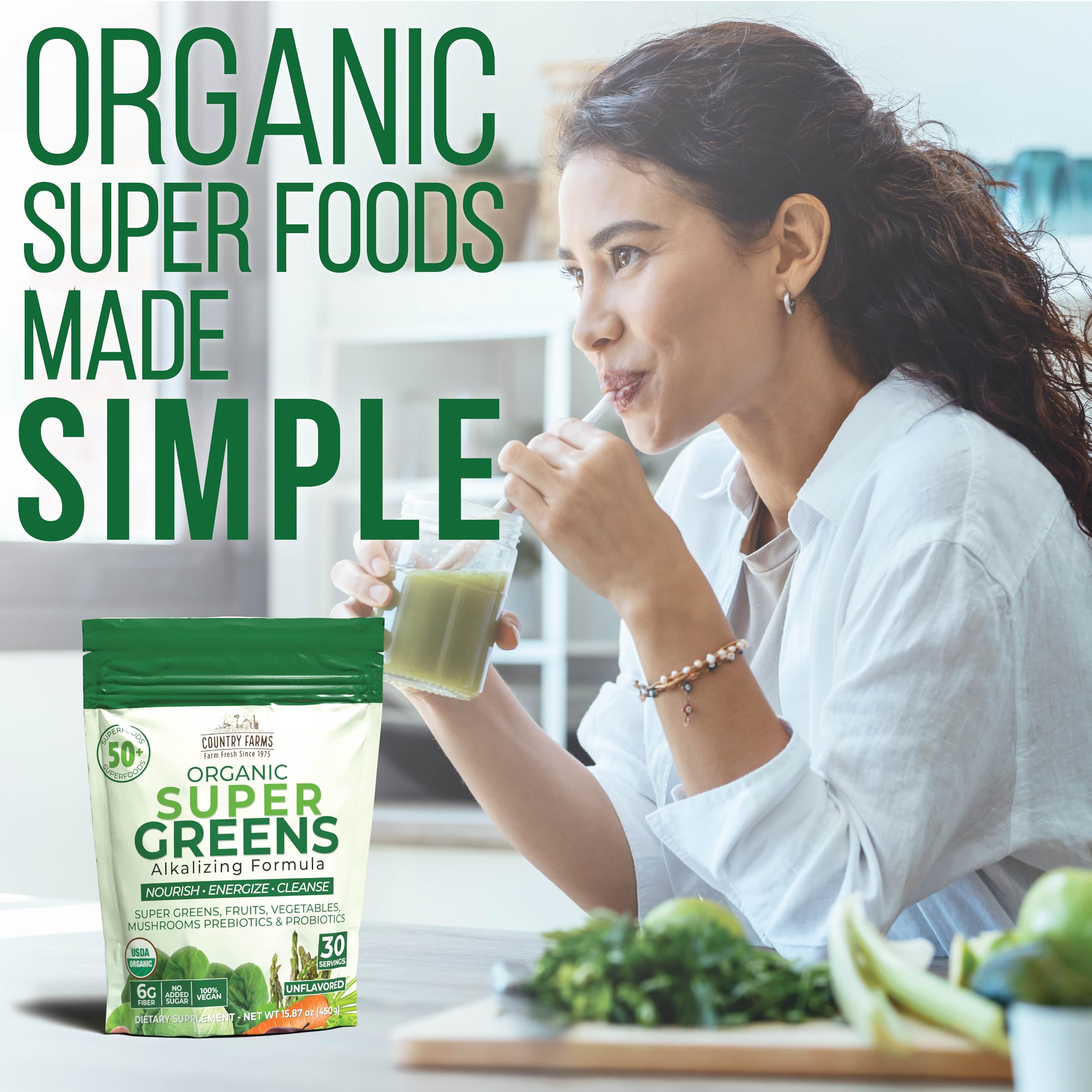 Country Farms Super Greens ingredients list