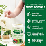 Country Farms Super Greens Organic Drink Mix ingredients list