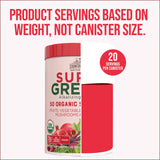 Country Farms Super Greens Organic Drink Mix nutritional information