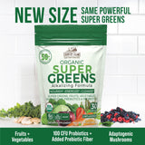 Country Farms Super Greens smoothie preparation