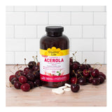 Country Life Acerola Vitamin C Complex 500mg nutritional information label
