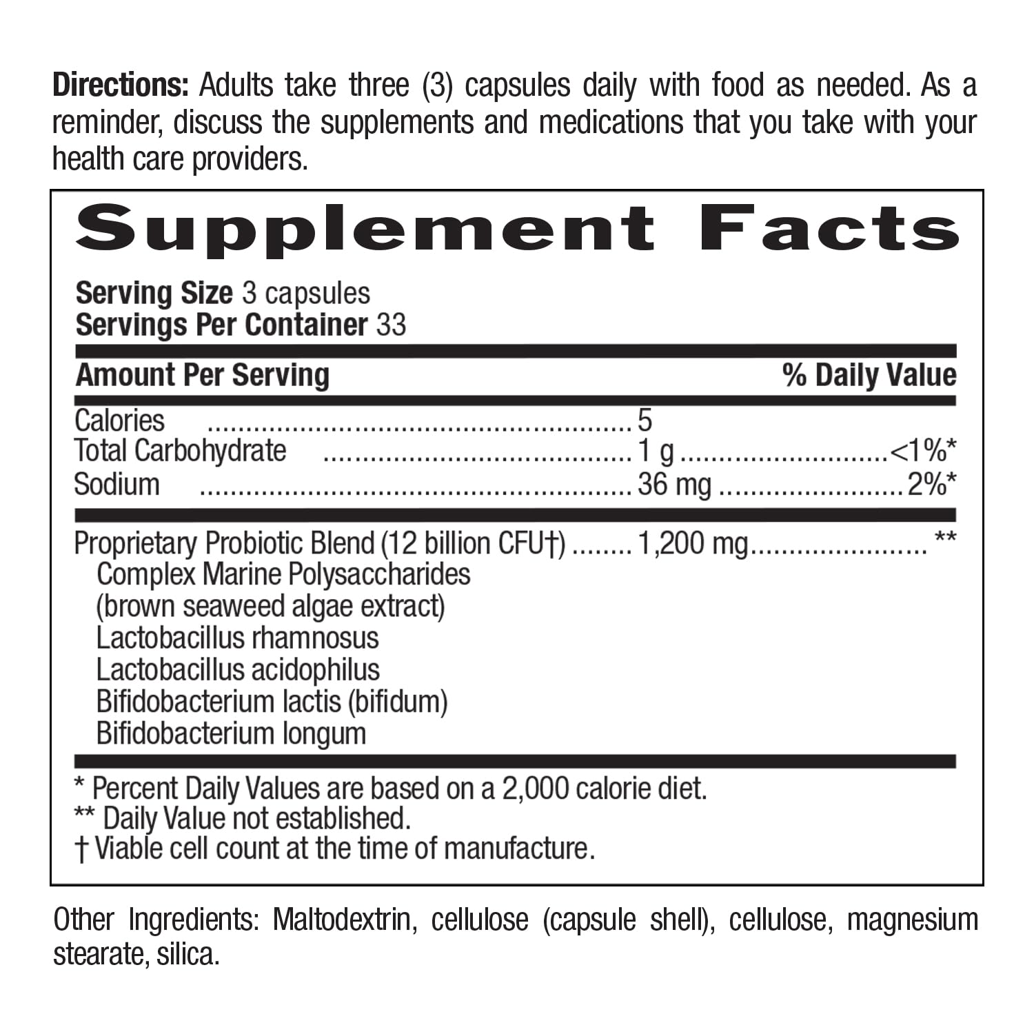 Country Life Acidophilus Probiotic Capsules on a wooden table