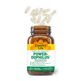 Country Life Acidophilus Probiotic Capsules side view