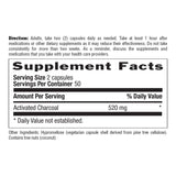 Country Life Activated Charcoal Vegan Capsules bottle with label