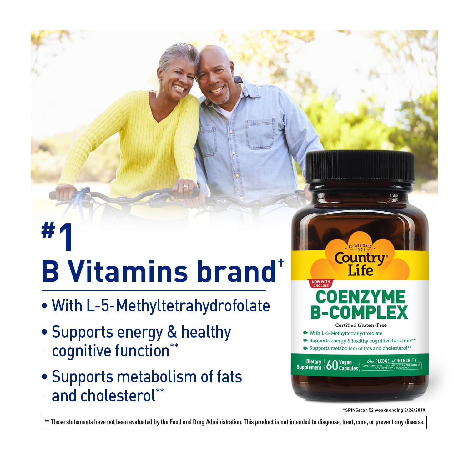 Country Life B-Complex Daily Capsules side view