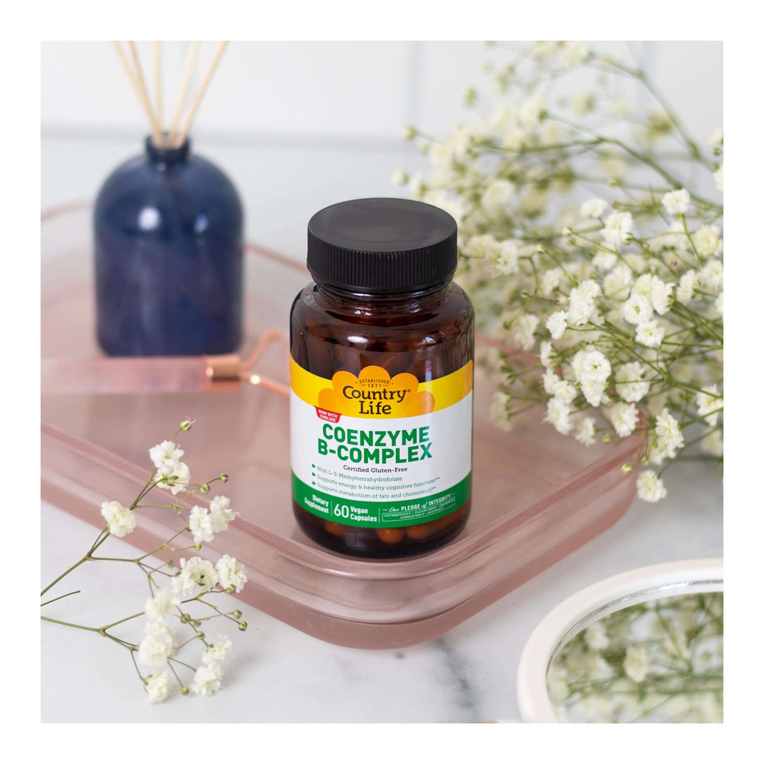 Country Life B-Complex Daily Capsules with label details