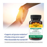 Country Life Benfotiamine Capsules 150mg bottle with cap
