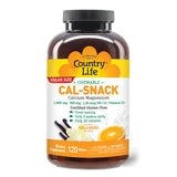Country Life Cal-Snack Calcium Magnesium Supplement vanilla orange flavour