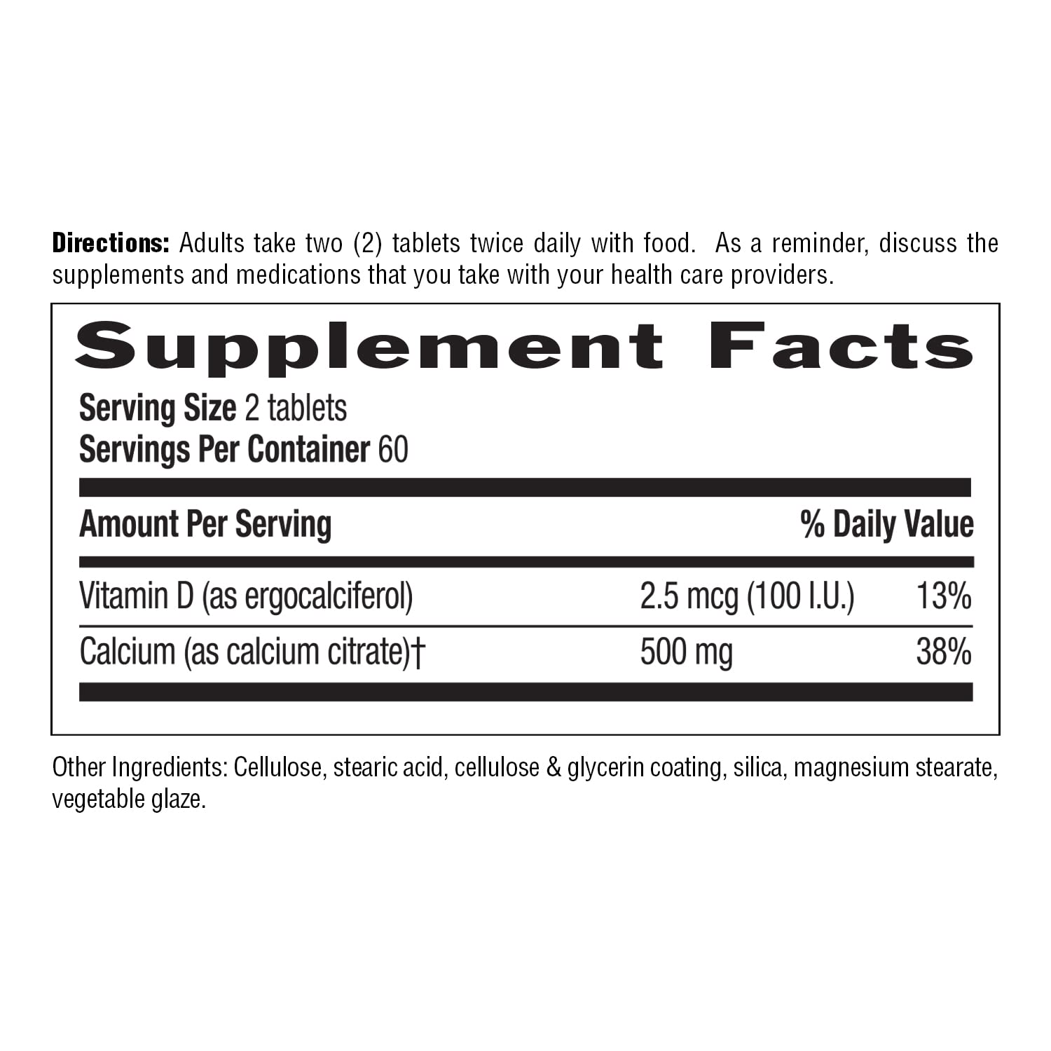 Country Life Calcium Citrate + Vitamin D capsules with a glass of water