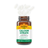Country Life Calcium Citrate + Vitamin D capsules with a measuring spoon