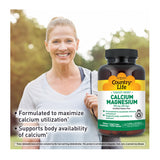 Country Life Calcium Magnesium Complex 500mg 250mg Capsules close-up of capsules
