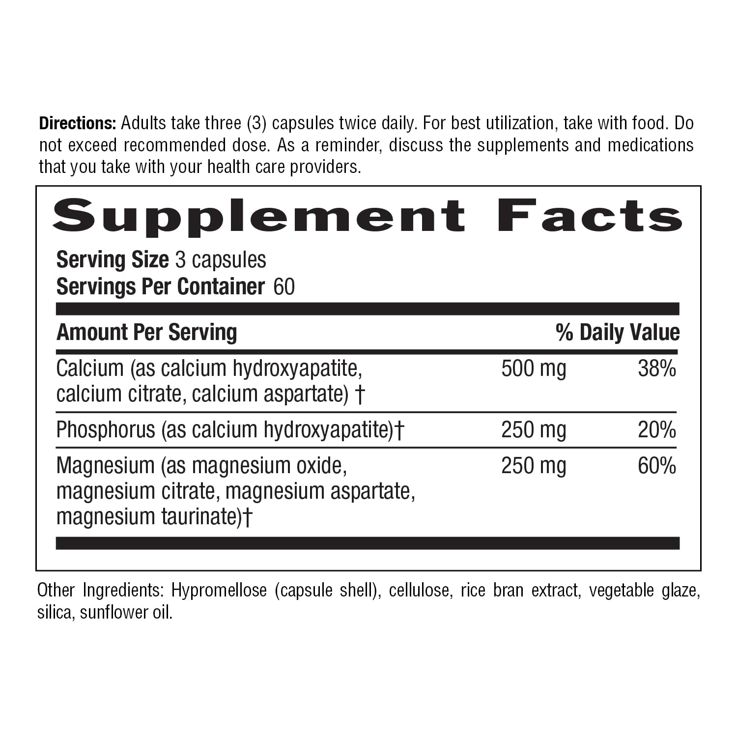Country Life Calcium Magnesium Complex 500mg 250mg Capsules with measuring spoon