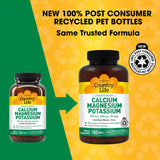 Country Life Calcium Magnesium Potassium Supplement side view