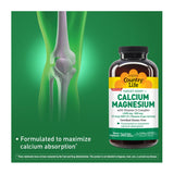 Country Life Calcium Magnesium Vitamin D 90 Capsules side view