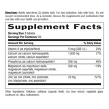 Country Life Calcium Magnesium Zinc Supplement tablets close-up