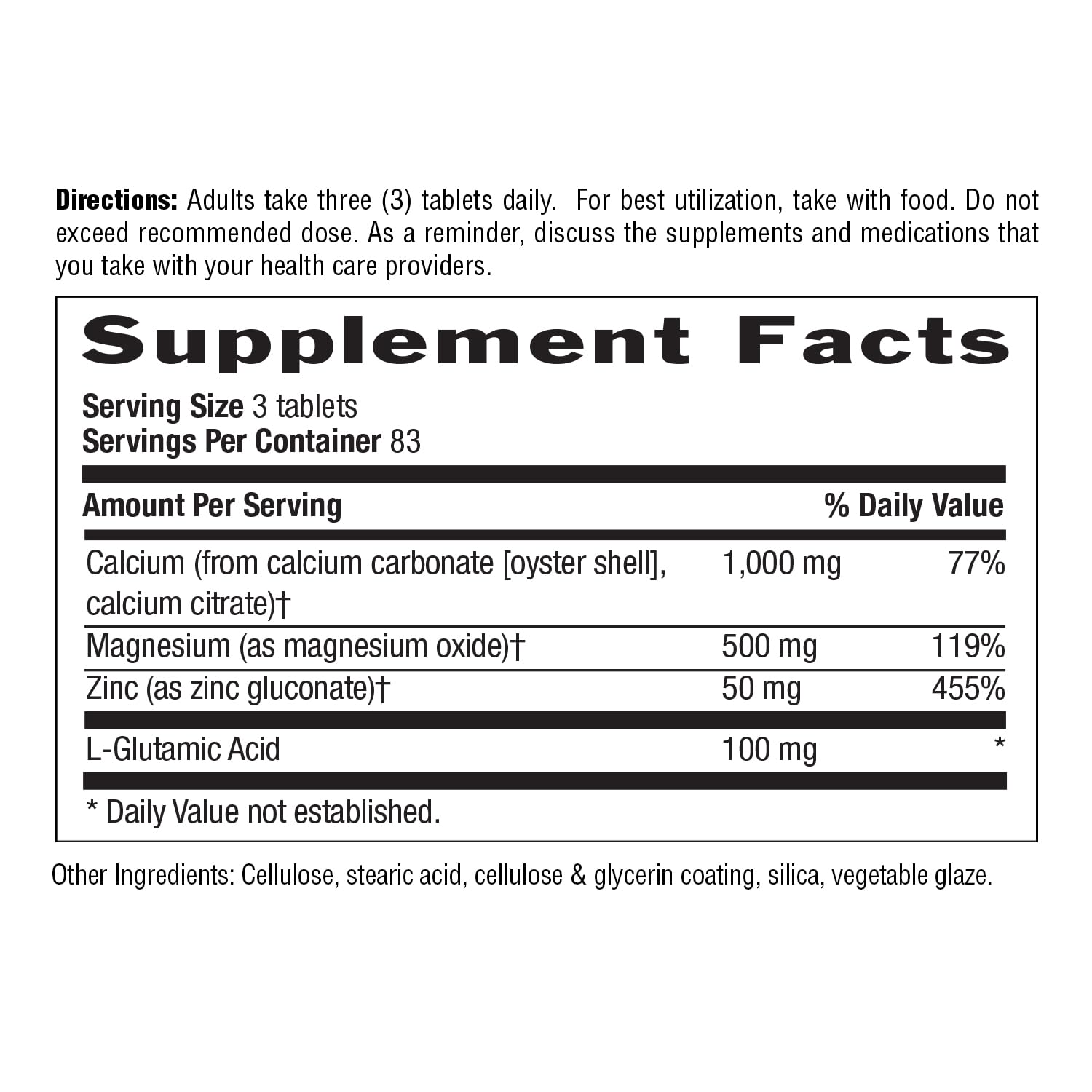 Country Life Calcium Supplement 508g on a kitchen counter