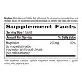 Country Life Chelated Magnesium 250 mg supplement in hand