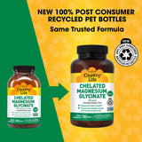 Country Life Chelated Magnesium Glycinate 400mg 180 Tablets side view