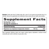 Country Life Chelated Magnesium Glycinate 400mg ingredients list