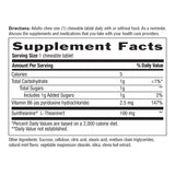 Country Life Chewable L-Theanine 200mg mint flavour tablet in hand