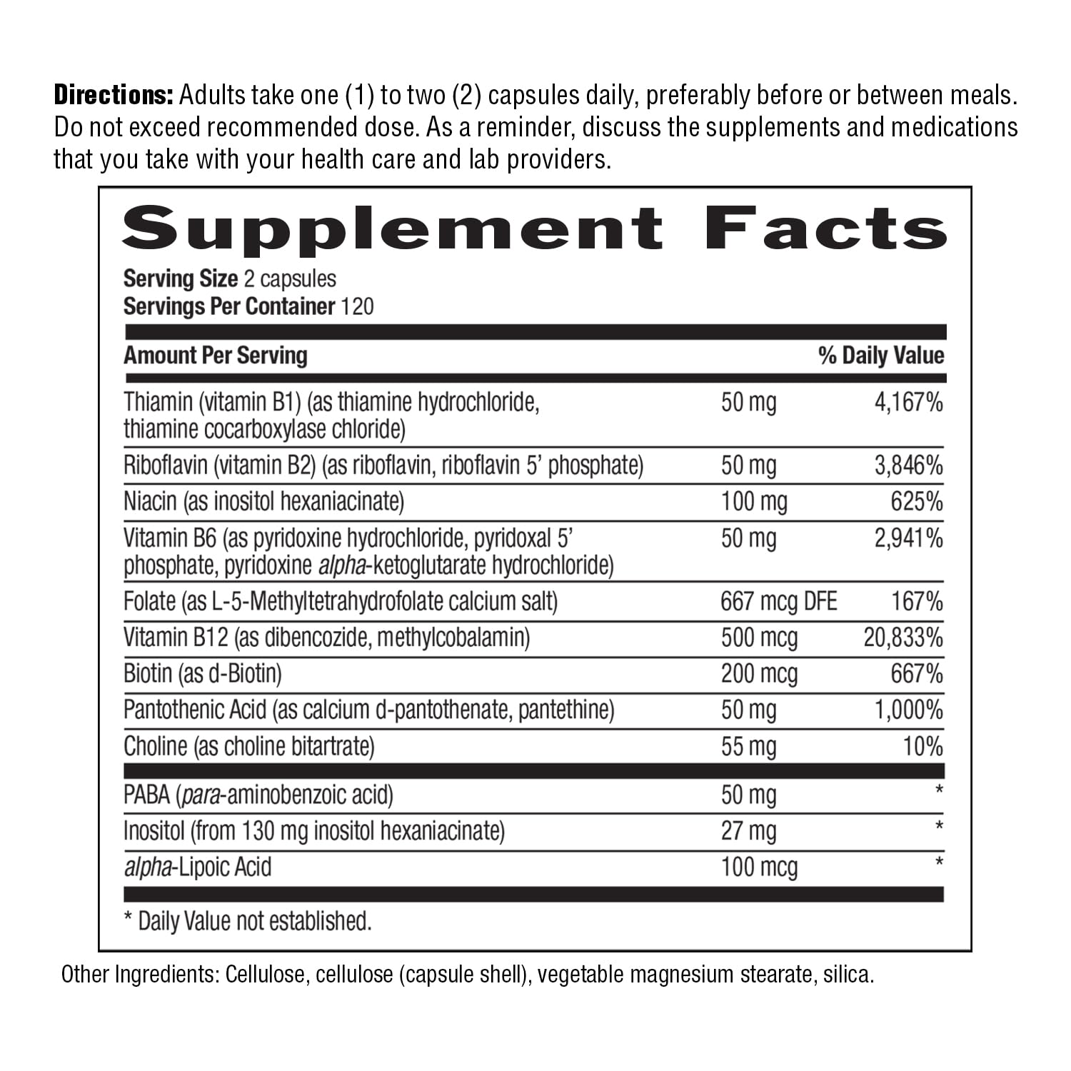 Country Life Coenzyme B-Complex 240-Count Capsules bottle with label