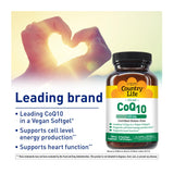 Country Life CoQ10 Supplement 140g packaging details