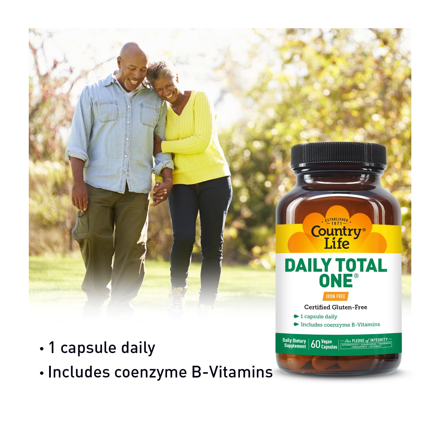 Country Life Daily Total One Multivitamin capsule close-up