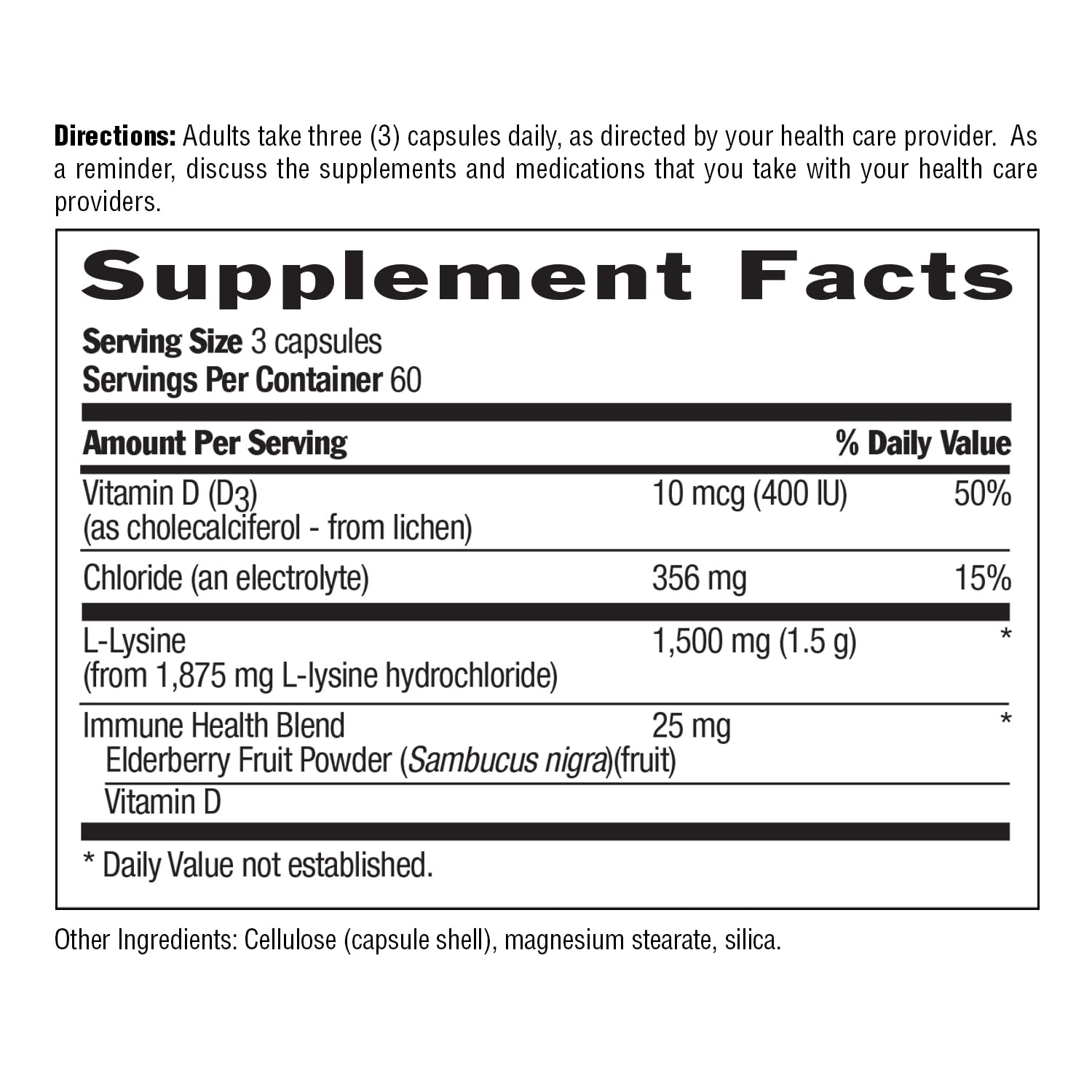 Country Life L-Lysine Advanced 1500mg capsule on a wooden surface