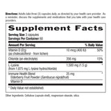 Country Life L-Lysine Advanced 1500mg capsule on a wooden surface