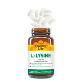 Country Life L-Lysine Supplement 181g side view