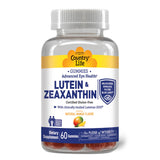 Country Life Lutein Gummies front view with packaging