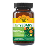 Country Life Max for Vegans capsules in a hand