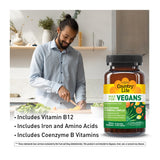 Country Life Max for Vegans supplement label close-up
