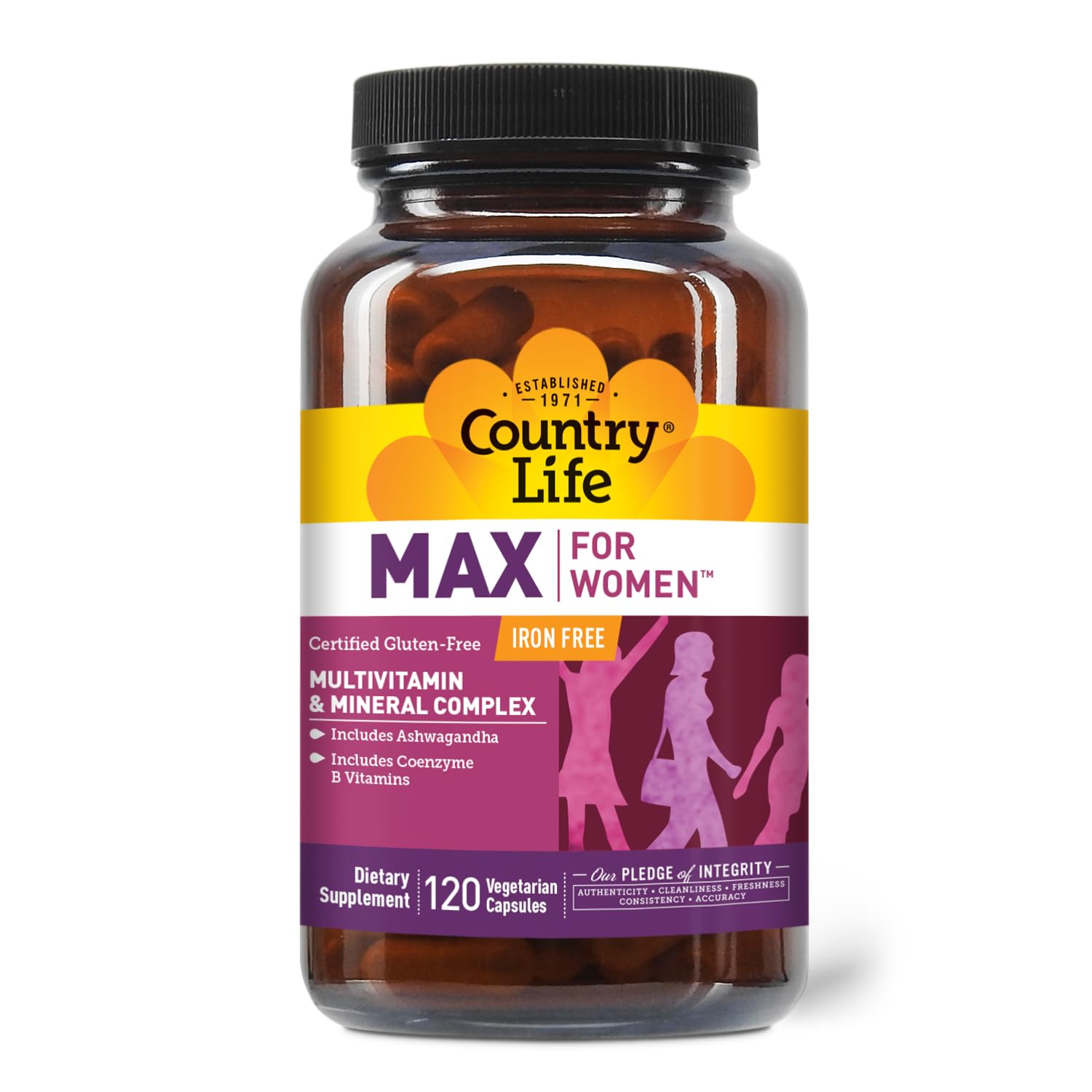 Country Life Max for Women Multivitamin 336g front view