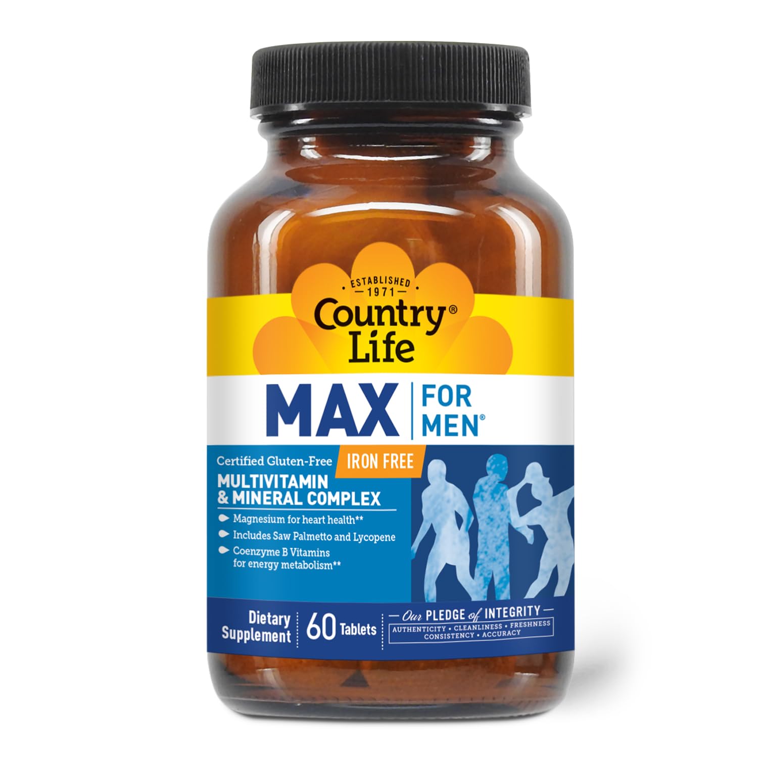 Country Life Men's Multivitamin 60 Tablets packaging
