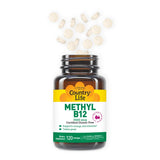 Country Life Methyl B-12 Lozenges 3000 mcg side view