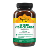 Country Life Multi-Enzymes Supplement 544g on a kitchen counter