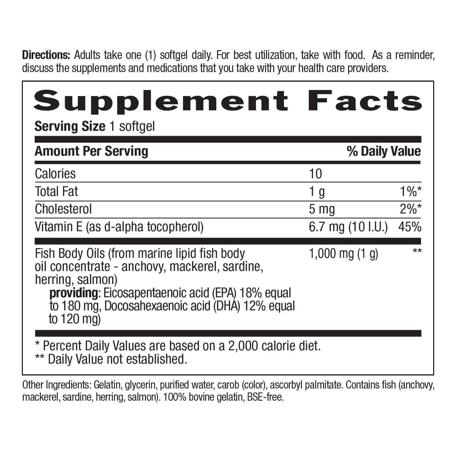 Country Life Omega-3 Fish Oil Softgels lifestyle scene on a kitchen counter