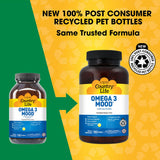 Country Life Omega 3 Mood Fish Oil 2000mg side view