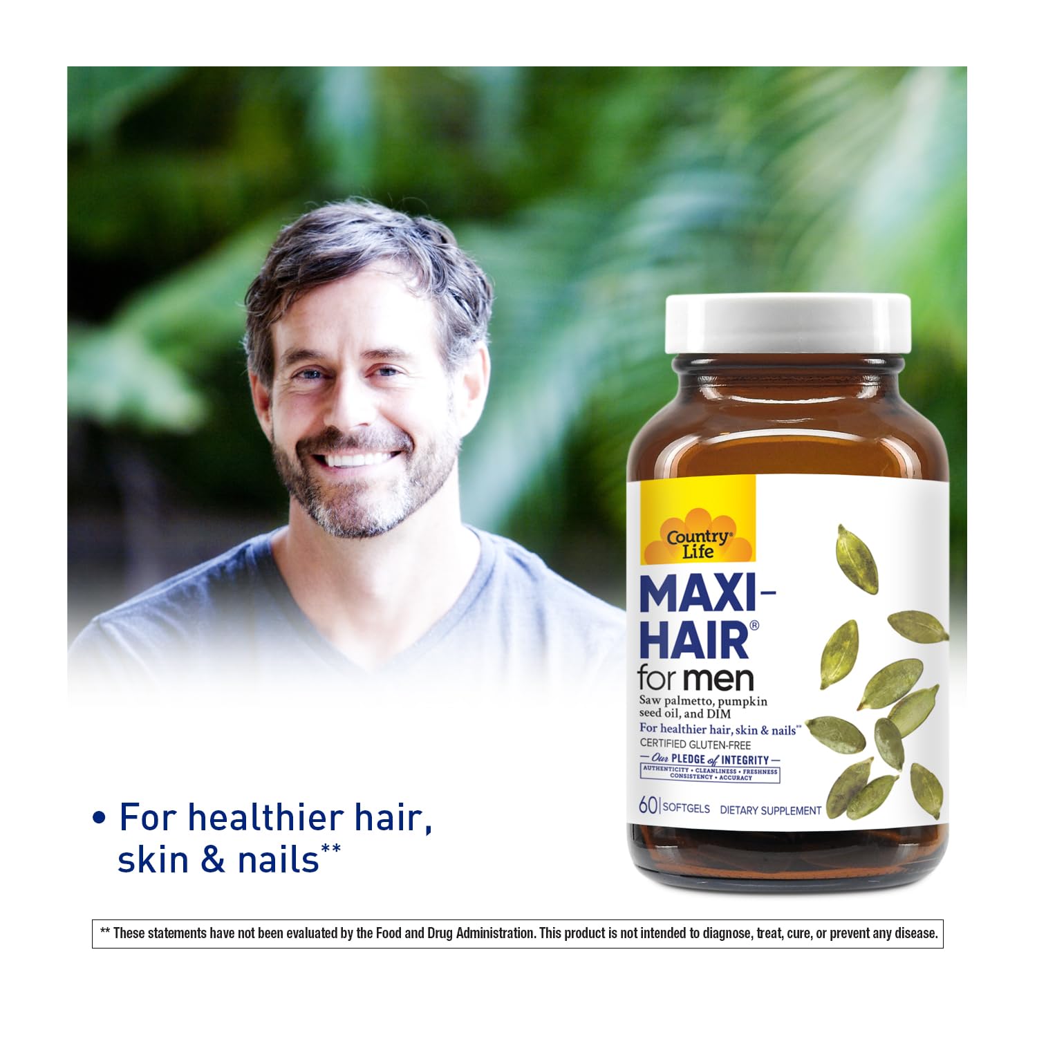 Country Life Saw Palmetto Supplement side view