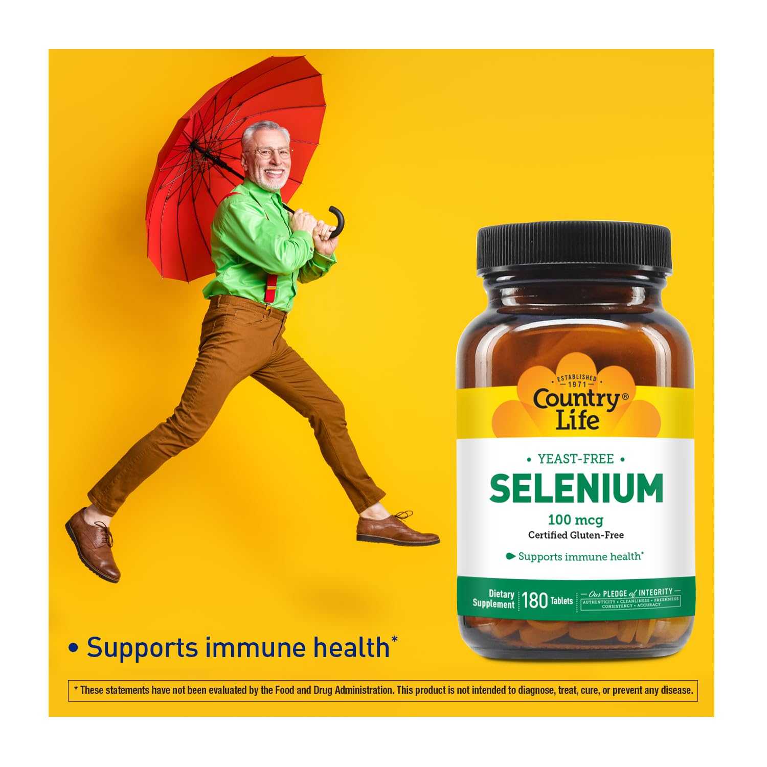 Country Life Selenium Supplement ingredients list