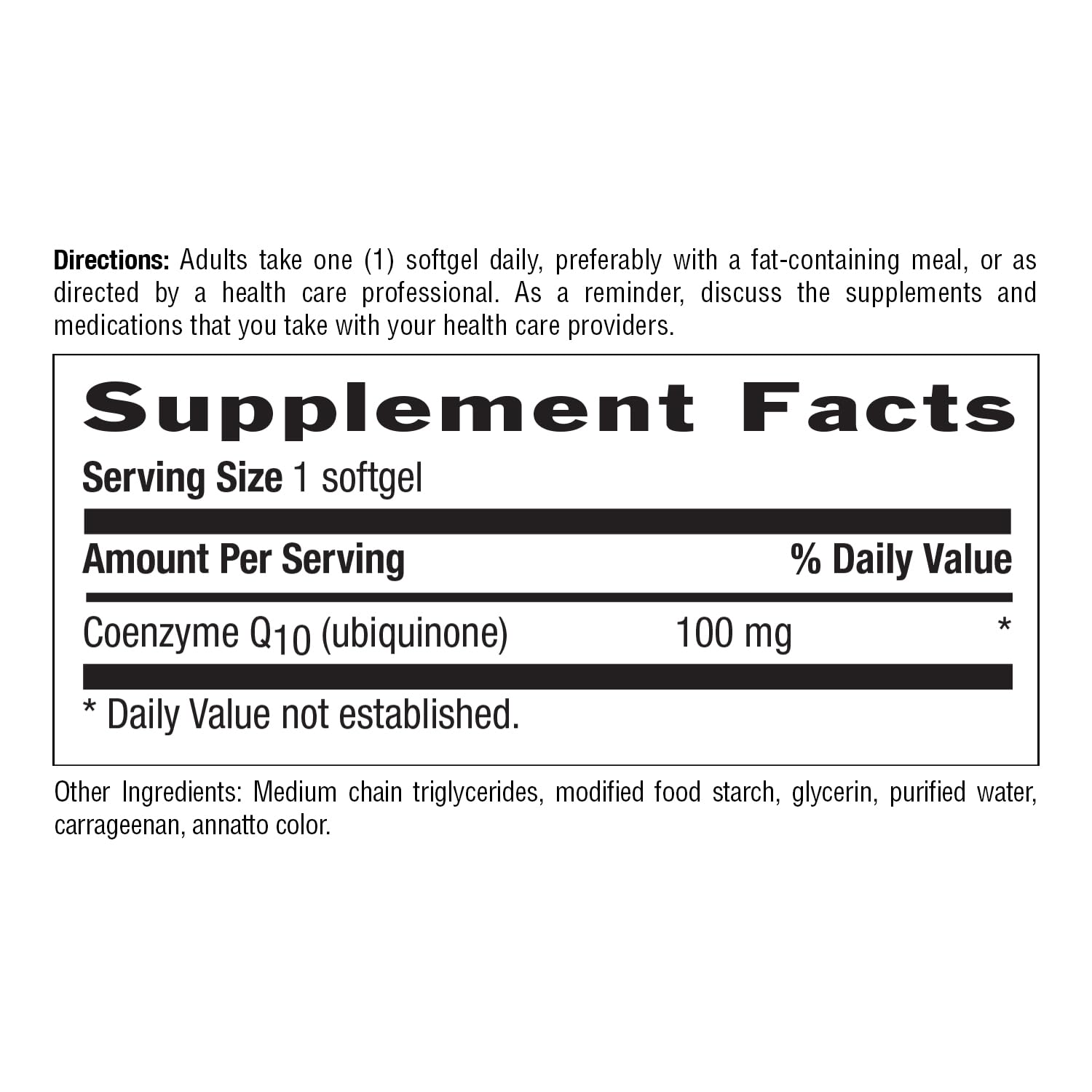 Country Life Simply CoQ10 100mg supplement bottle with cap