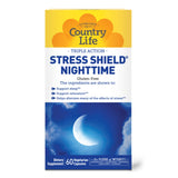 Country Life Stress Shield Nighttime Supplement 60 Capsules front view