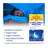 Country Life Stress Shield Nighttime Supplement 60 Capsules packaging