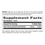 Country Life Vitamin B6 100mg supplement capsules