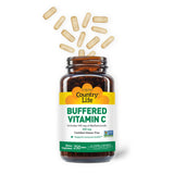 Country Life Vitamin C Supplement 340g capsule close-up