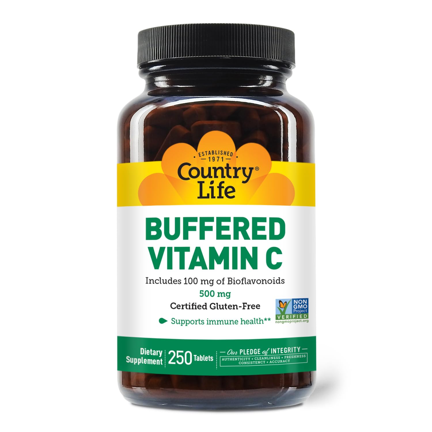 Country Life Vitamin C Supplement 340g front view