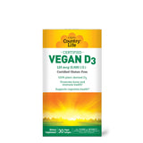 Country Life Vitamin D3 5000 IU Softgels front view