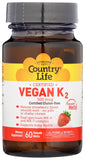 Country Life Vitamin K2 Smooth Melt Supplement front view packaging