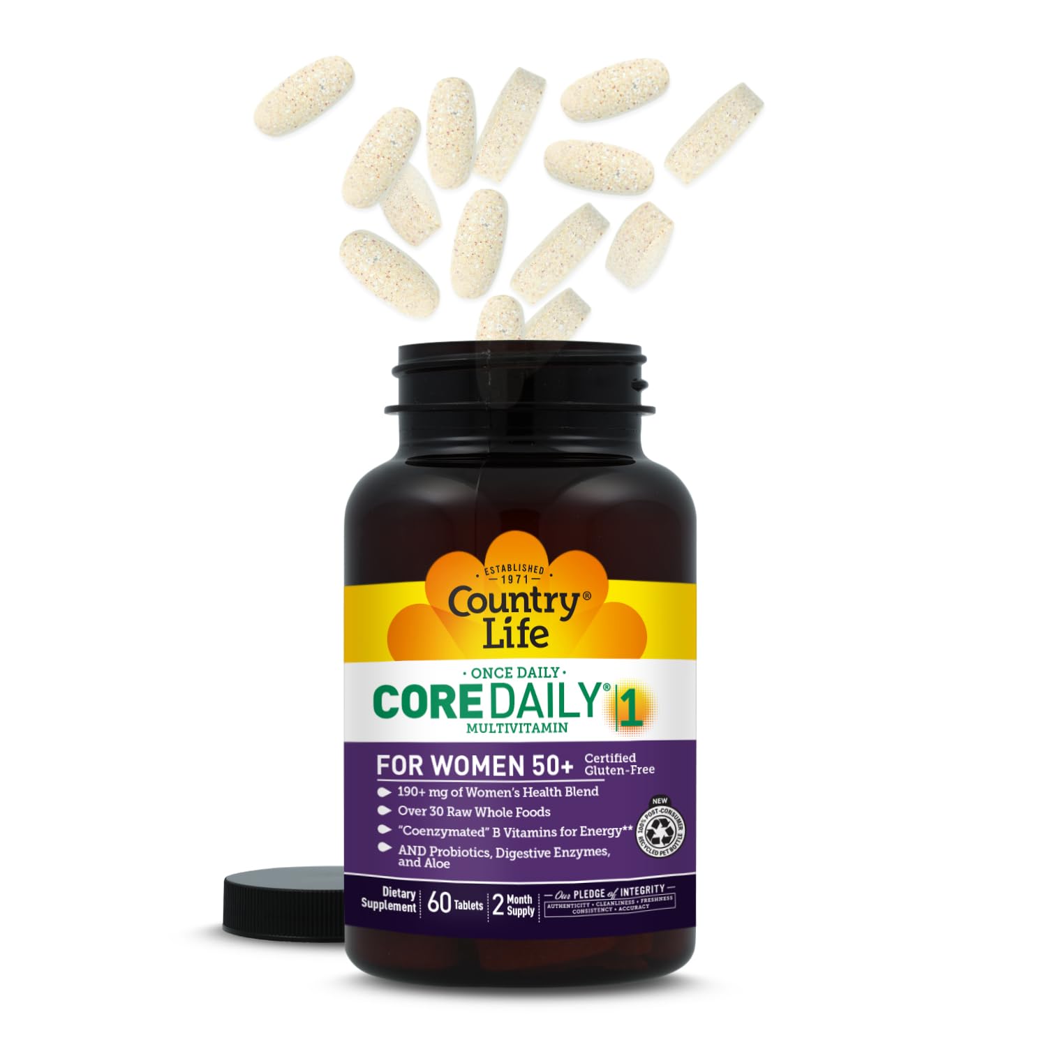 Country Life Women's Multivitamin 50+ capsule close-up